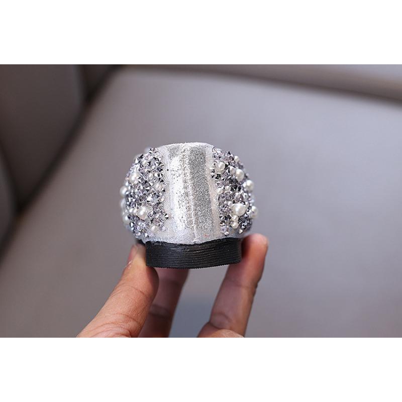 Autumn New Style Ladylike Baby Girl Children's Princess Rhinestone Single Shoes Leather Shoes Dance Performance Shoes