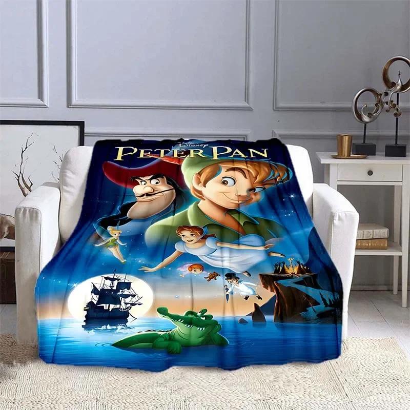 

Peter Pan Printed Blanket Children Adult Blanket Soft and Warm Bedding for Bed Sofa Outdoor Travel Cover Blanket 40x50in