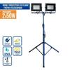 Projecteur De Chantier Led 2x50w 2 Têtes Sur Pied Professionnel Ip65 - KELI