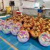 Colorful Reflective PVC Inflatable Mirror Ball for Stage and Visual Merchandising Displays