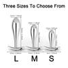 Metal Anchor‑Shaped Base Thumb Anal Plug Three Sizes Outdoor Anal Plug Outdoor Dildos Butt Plug Adult Sex Toys