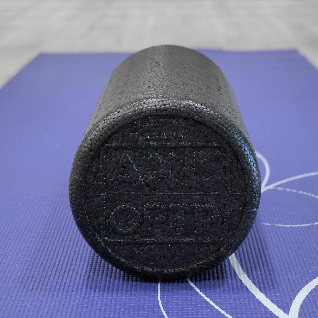 OPTP AXIS High Density Foam Roller, Black, OPTP Axis Roller Round, 12 X 6, Black