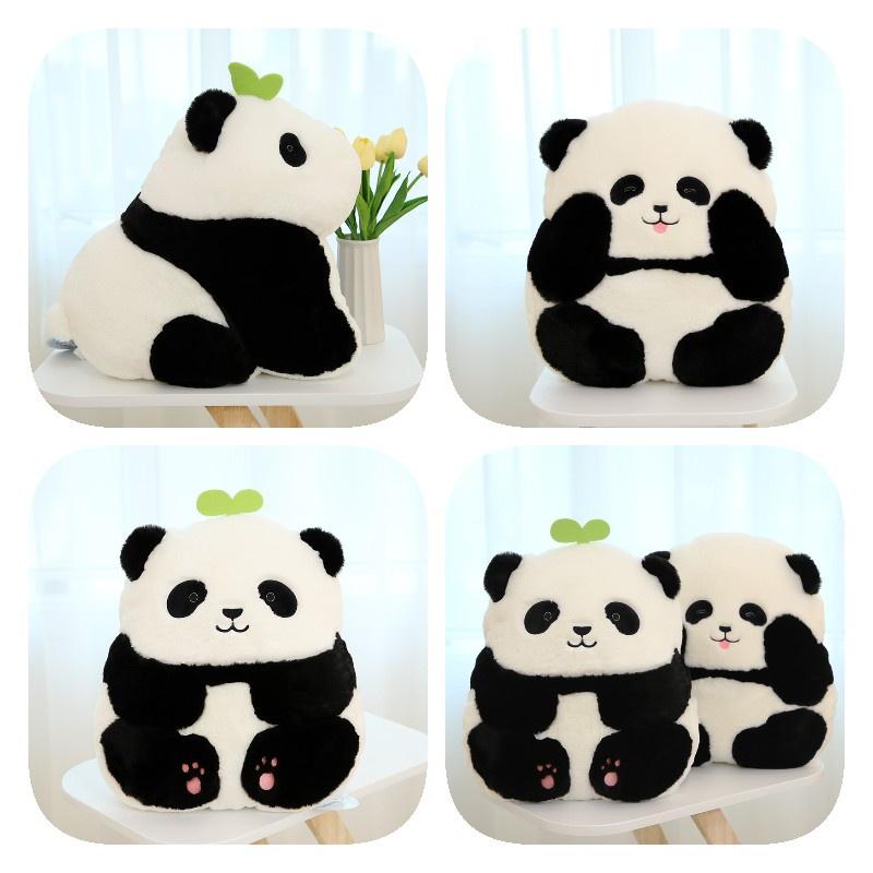 Panda Hua Hua Plush Toy Realistic Stuffed Panda Pillow For Kids And Adults