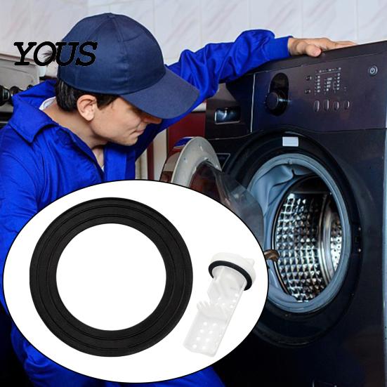 Washing Machine O-Ring Washer Drain Pump Filter Gasket, Plugs Seal Ring Ring, Leak Free Replacement, Accessories