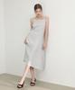 PLEATSMOOD Tweed Pleated Sleeveless Flare Dress