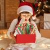 5-30Pcs Mixed Christmas Pens Cartoon Black Ink Writing Pen Kids New Year Gift Stationery 2025 Christmas Party Decor Supplies