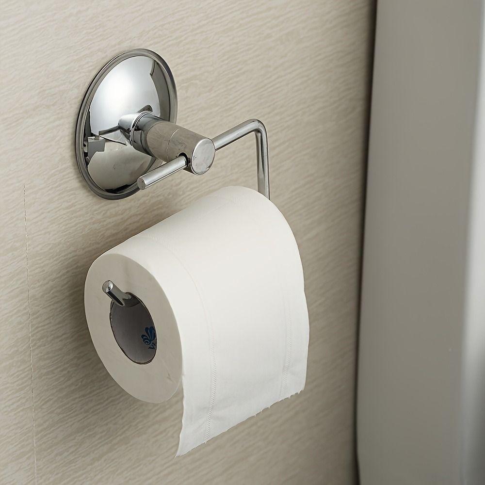 Silver Toilet Paper Holder Stainless Steel Wall Mount Bathroom Roll Paper Holder  Hotel