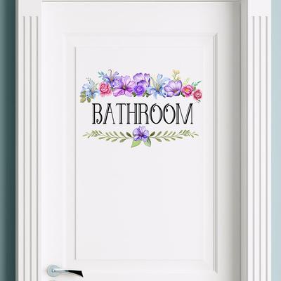 Rules Sign Bathroom Mirrored Plastic Objects Offices