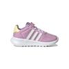 Adidas Neo Lite Racer 3.0 Mesh Comfortable Versatile Durable Breathable Low Top Shoes Baby Shoes Purple White H06277