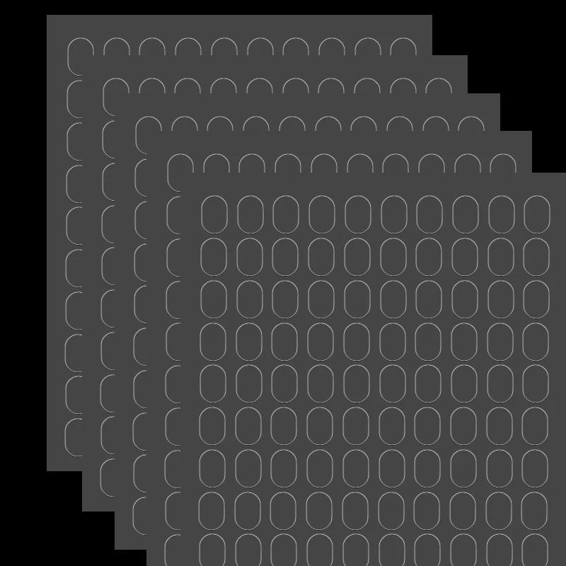 

Двусторонние клеевые подушечки, наклейка для глухой коробки, съемные фигурки, постеры, куклы, настенные подвесные точки, фиксированные заплатки 100pcs(1 sheet)