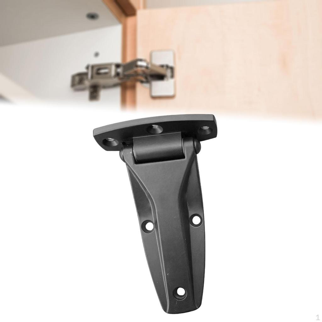 T Strap Hinge Compact Zinc Alloy Tee Replacement for Tool Box Car Door Repair Furniture