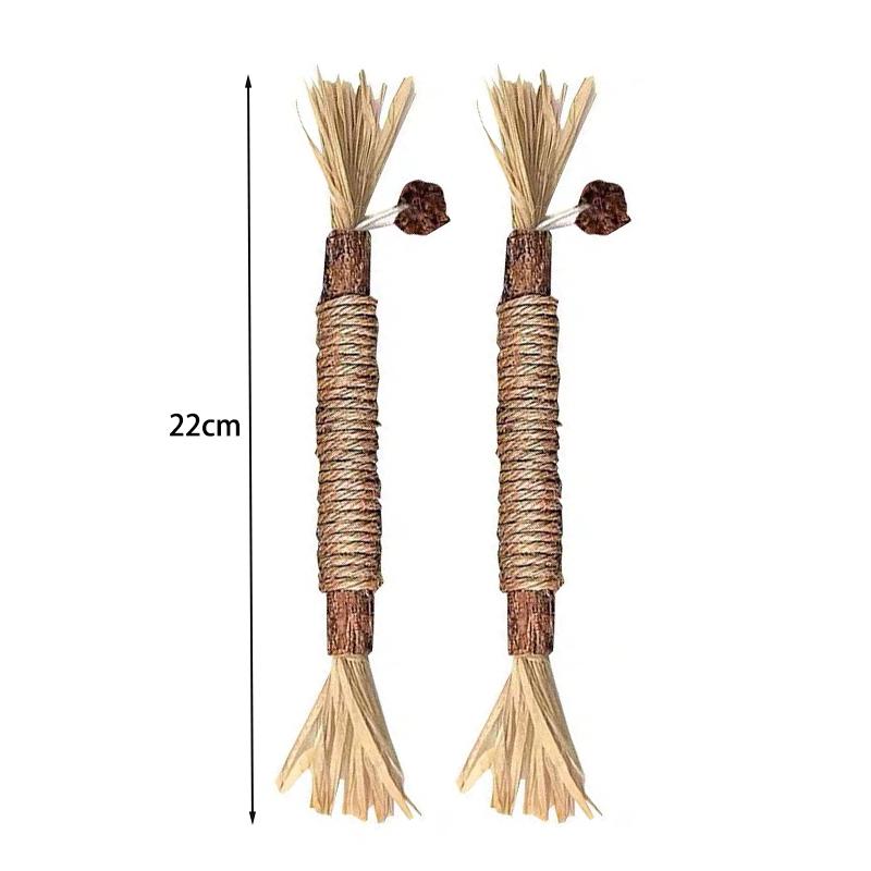Silvervine & Catnip Cat Chew Toy Kitten Teething Pet Snack Stick Training Toy Cat Teeth Health Toy Kittens Chew Training Toy