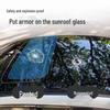 Black Crystal TPU Sunroof Ice Armor: Sun Protection & Heat Insulation Car Window Film with Explosion-proof Sunshade.