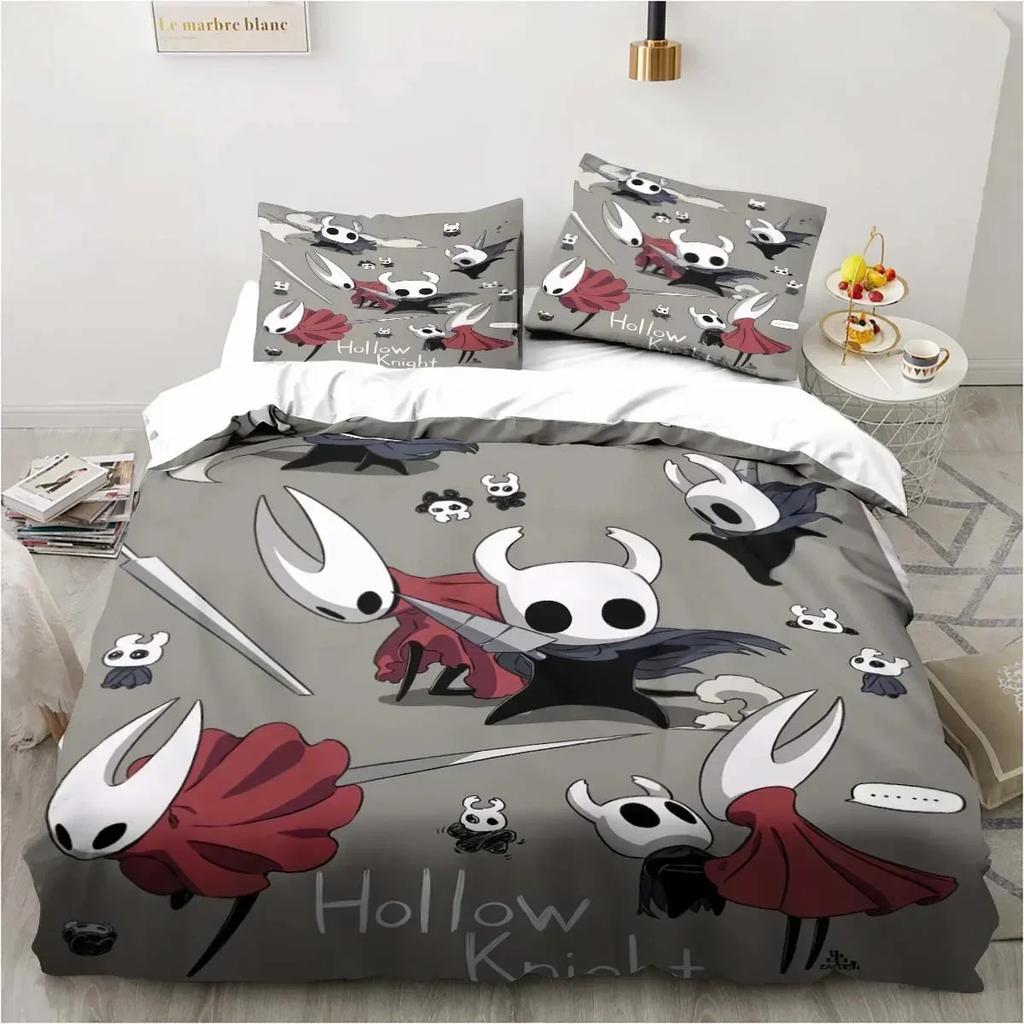 Game Hollow Knight 3D Print Comfortable Duvet Cover Set Pillowcase Room Decoration Home Textile Hollow Knights Duvet Cover Set