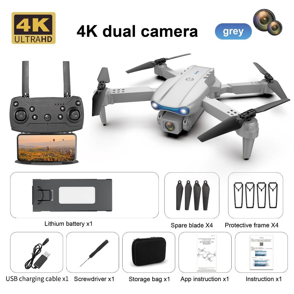 Single/Dual Mini Drohne 4K HD Kamera HD Höhenhaltung Faltbarer Quadcopter Neues RC Flugzeug