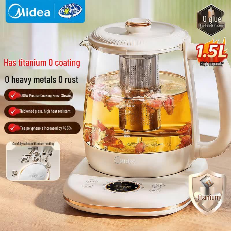 Midea 1.5L Smart Health Kettle with Tea Filter