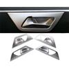 For Peugeot 3008 3008GT 5008 2017 2018  - Interior Door Handle Bowl Cover Frame Trim Sticker Car Styling Accessories