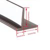 Silicone Cabinet Door Strip Self-Adhesive Blackout Strip Wardrobe Door Dust-proof Strip  Furniture