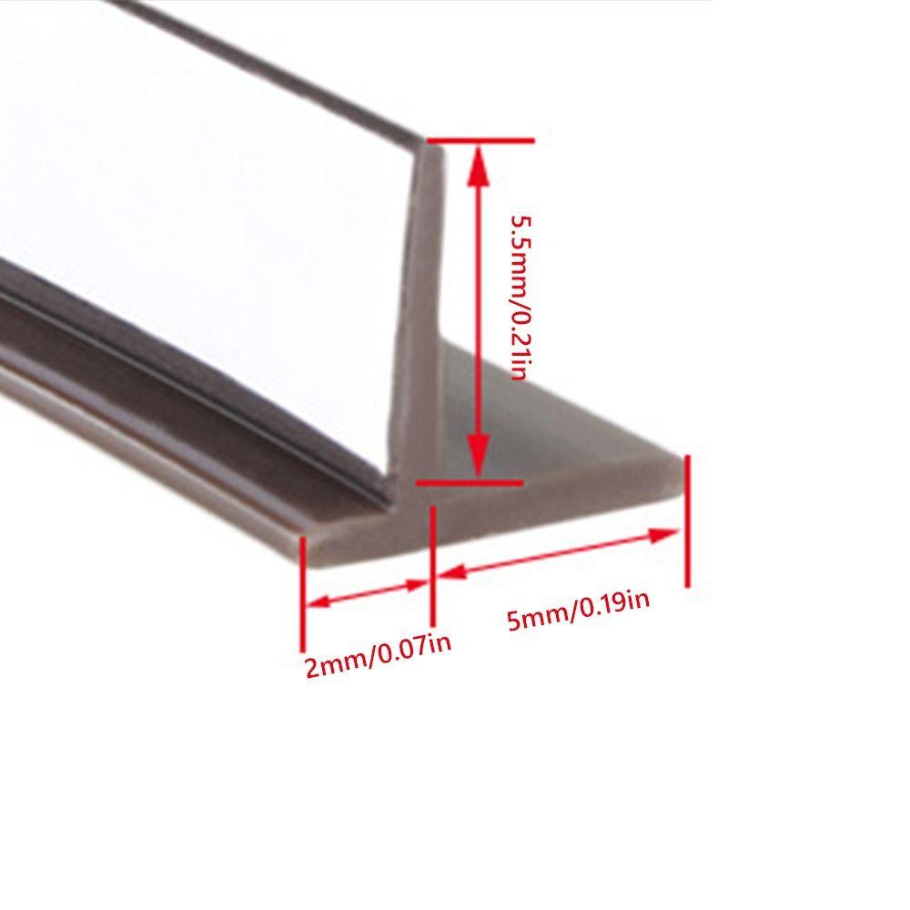 Silicone Cabinet Door Strip Self-Adhesive Blackout Strip Wardrobe Door Dust-proof Strip  Furniture