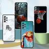 Creative Basketball Phone Case for Samsung Galaxy A73 A56 A72 A25 A23 A24 A21s A32 A52s A55 A32 A35 A54 Soft Cover