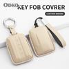 PU Leather Car Key Case Cover Fob For  Tank 300 Tank 500 Keyless Protective Shell Holder Keychain Accessories