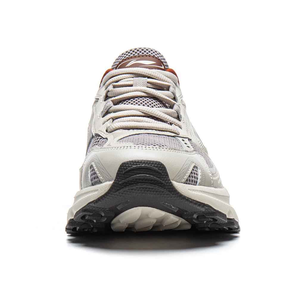 Li Ning Cushioning Slip Resistant Abrasion Resistant Breathable Support Lightweight Low top Casual Shoes Men's AGLW003-2