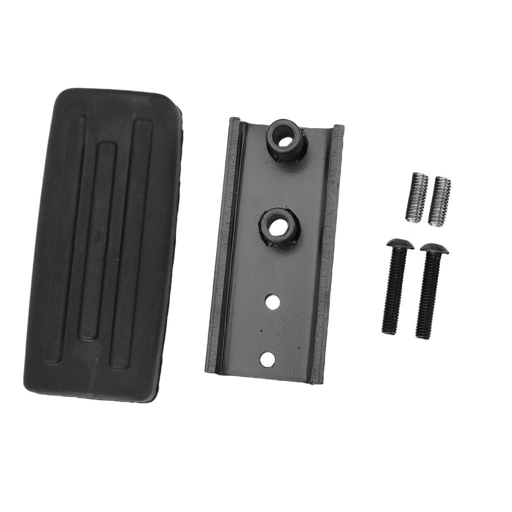 Utvidet bremsefotstøttepedal Bredere fotbrett Gummi Svart Større bremsepedal Erstatning for