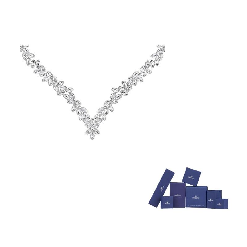 Swarovski Diapason Halskette Damen Halskette Silber 5184273 Box (Random Color) white