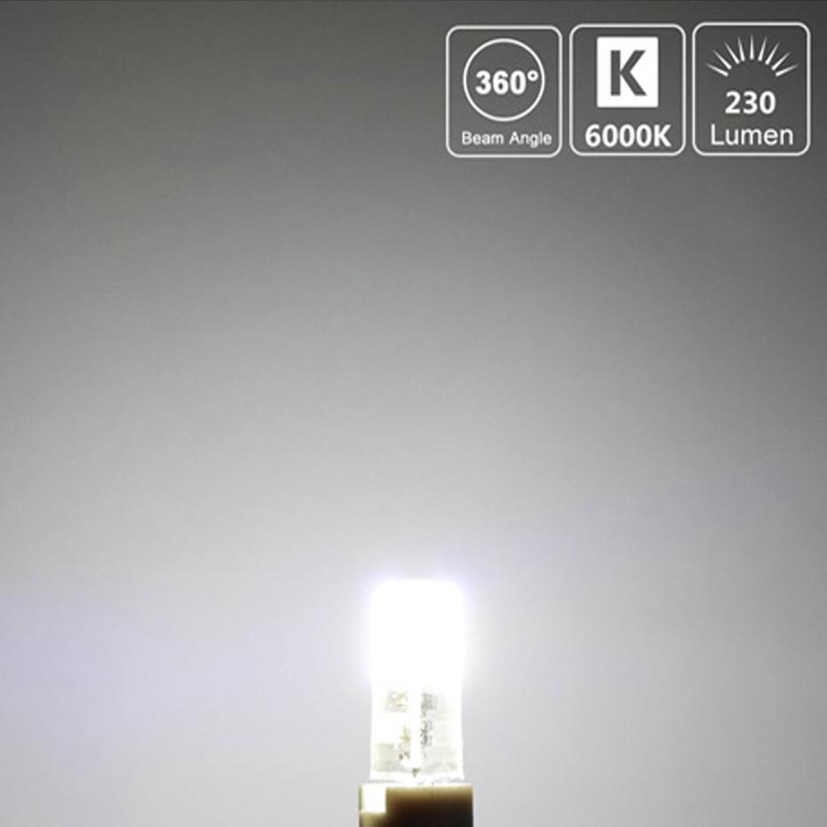 G4 LED Bulb 12V SMD3014 No Flicker, 360° Beam Silicone Light, for Crystal Chandelier, Halogen Replacement, Warm White/Cool White, Bi-Pin Base