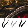 Decoration for Car Exterior Auto Roof Ornament Dragon Horn 3D Halloween Vehicle Modification 2Pieces for SUV Sedan RV Decoration