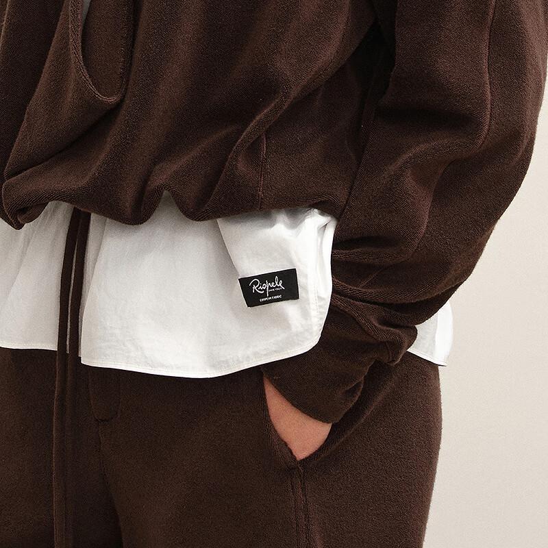 LESS 2025 Winter Loose Raglan Sleeve Sweatshirt
