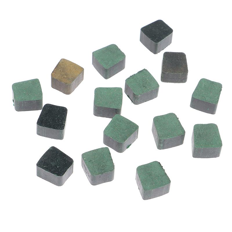 15 bucăți/set de plăcuțe de ambreiaj pentru motor, formă pătrată, verde de înlocuire pentru 49 cc 80 cc