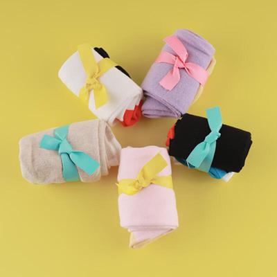 A Set of 2 Pairs of Fresh and Cute Colored Women's Socks.