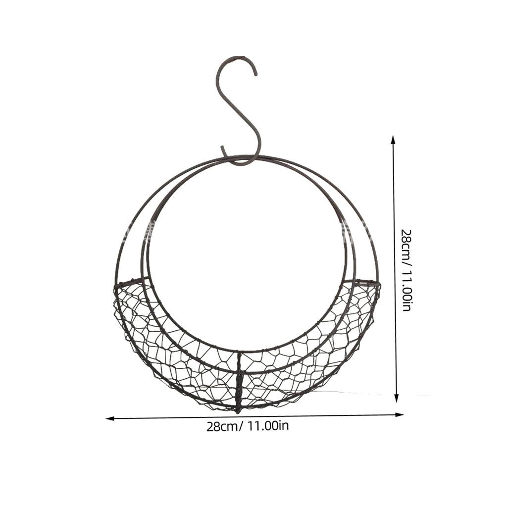 Metal Hanging Baskets Frames For Moon Shaped Wire Wreath Frame Indoor Hanging Basket Stand