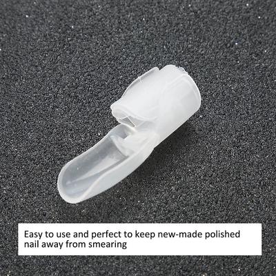 10pcs Nail Polish or Tips, Finger Nail Cover or To Prevent Smudging, with Design for Women and Girls At Home or Salon