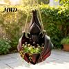Alternative Gardening Supplies Hanging Bat Plant Pot, Halloween Shaped Planter, 3D Printed Gothic Outdoor Decorations Flower Holder for Indoor
