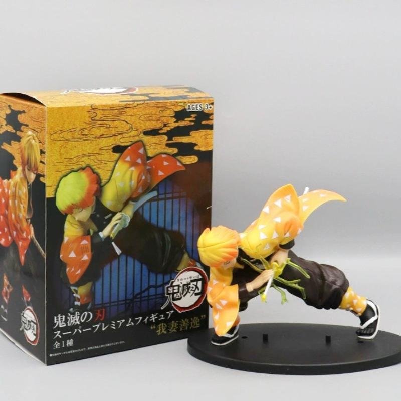 Demon Slayer Anime Figure Tanjirou Agatsuma Zenitsu Kyoujurou Anime Model  Action Figure PVC collection Toy for Kids Gift