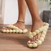 Fashion Innovative Women Slippers Trend Personality Non-slip Bubble Shoes High-quality Soft-soled Couple Flat Sandals Home Slides Women