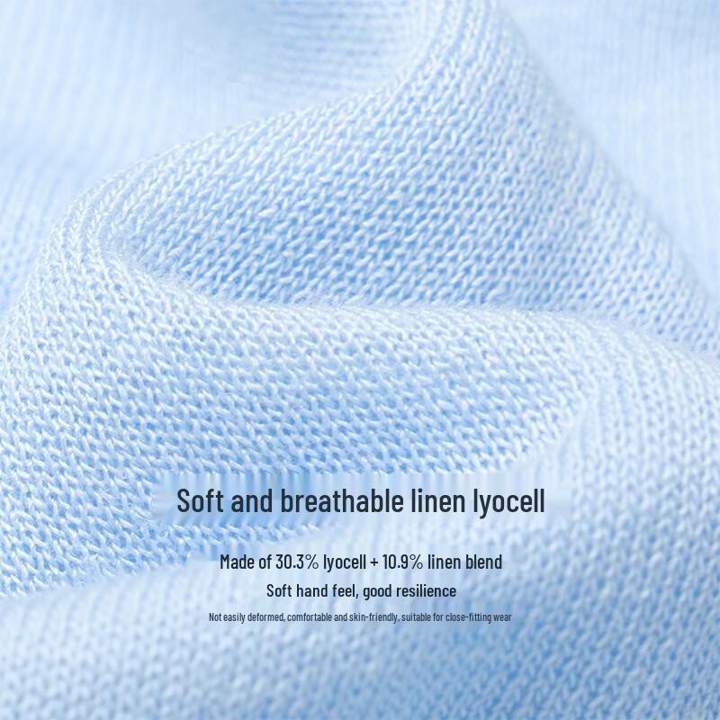 INMAN Women's Lyocell Linen Relaxed Knit Top