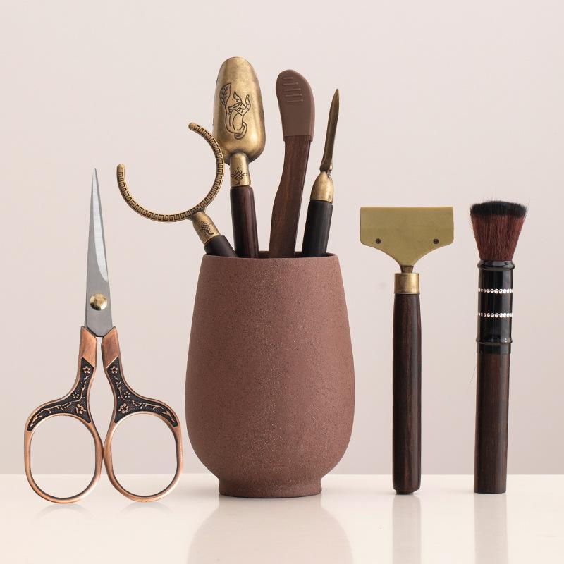 Kung Fu tea set accessories tea set accessories supplies Daquan tea making tools tea leak tea clip tea knife pot pen tea