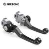 NICECNC For GasGas EC 300 EC 250 2021-2025 BrakTec Folding Clutch Lever Brake Lever For Husqvarna TE 300 TE 250 FE 450 2022-2024