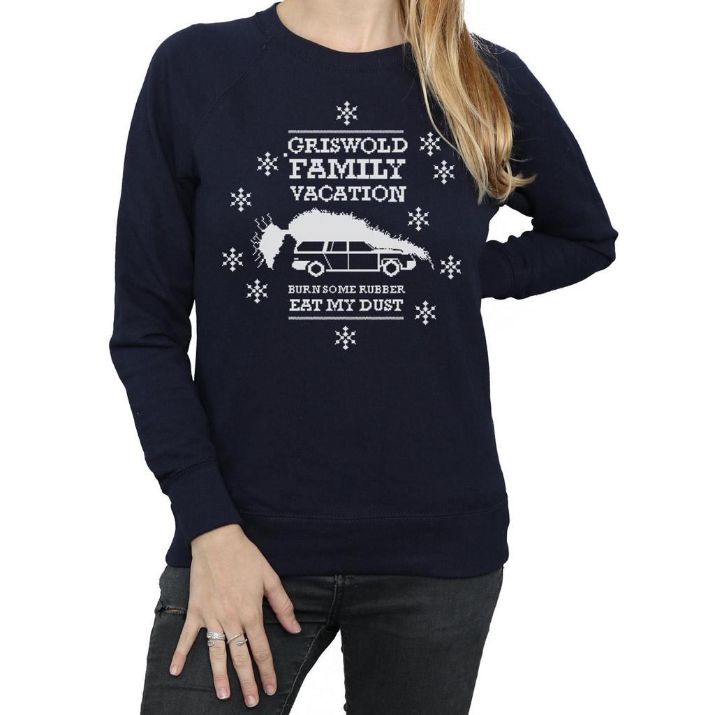 National Lampoon´s Christmas Vacation Womens/Ladies Eat My Dust Sweatshirt