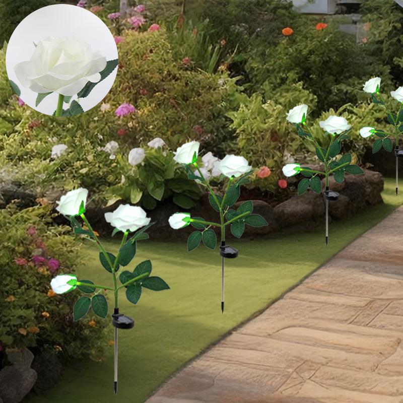 Solar Lotus Sunflower Garden Light for Outdoor Decoration