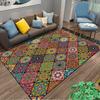 Colorful Geometric Pattern Rug for Vibrant Spaces Suitable for use as an anti-slip game mat for living room and bedroom sofas