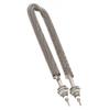 Finned Heating Tube Stainless Steel U Shape Fast Heating Up High Thermal Efficiency Finned Electric Heat Tube 220V
