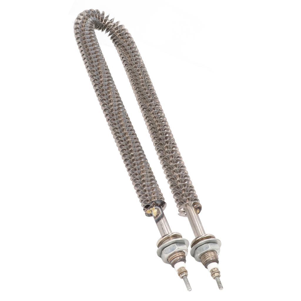Finned Heating Tube Stainless Steel U Shape Fast Heating Up High Thermal Efficiency Finned Electric Heat Tube 220V