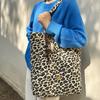 Double-Sided Tote Bag Leopard Women's Lightweight Commuter Large Capacity Crossbody Bag