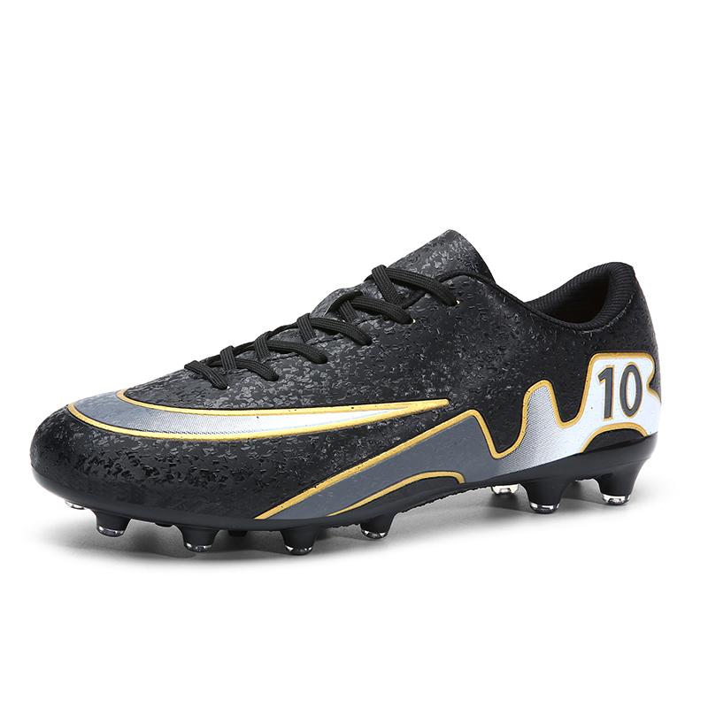 2025 Children Soccer Shoes Professional Training TF/AG Boots Men Soccer Cleats Sneakers Kids Turf Futsal Football Shoes for Boys