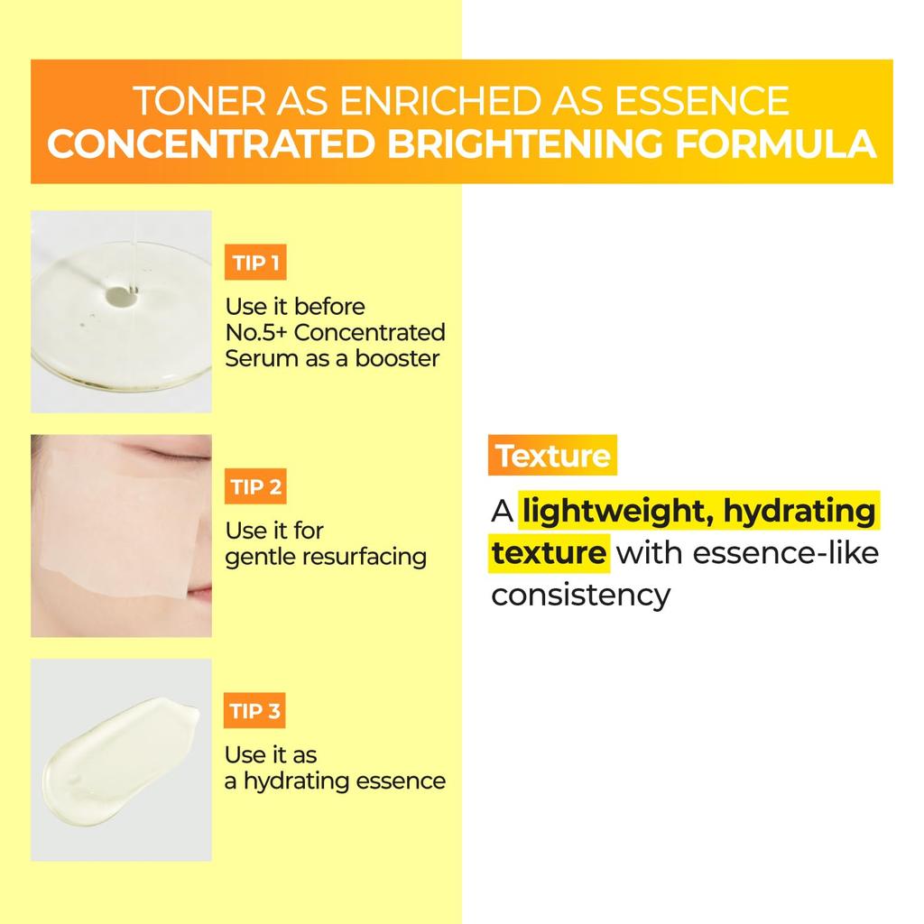 numbuzin No. 5+ Vitamin Boosting Essential Toner 200mL