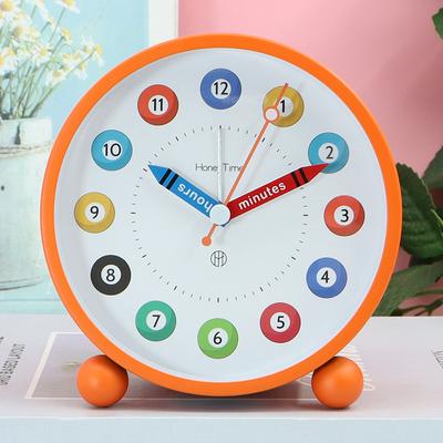 Small Alarm Clock Home Desktop Bedside Silent Student Wake-up Artifact Children's Boy Alarm Clock Desktop Clock